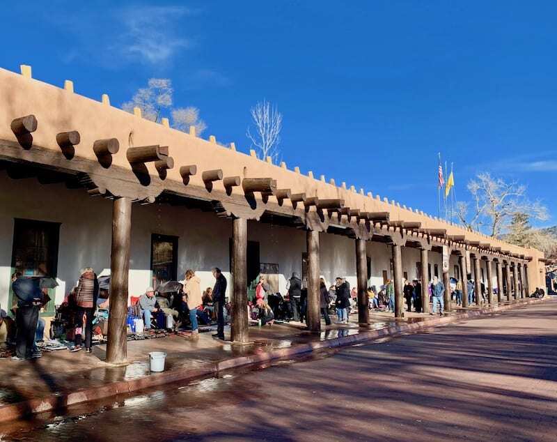 Palace of the Governors is one of the top things to do in Santa Fe - some of the best jewerly can be found at the outside market!